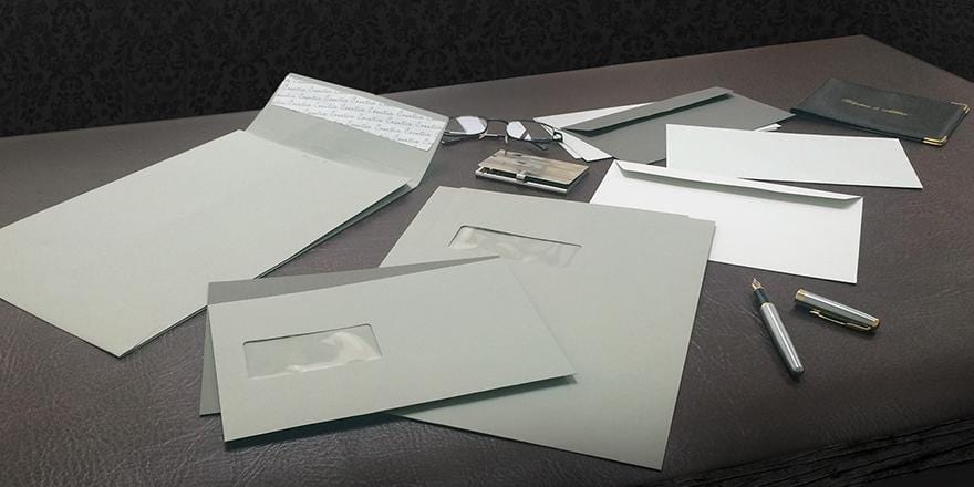 Gorgeous Grey Envelopes