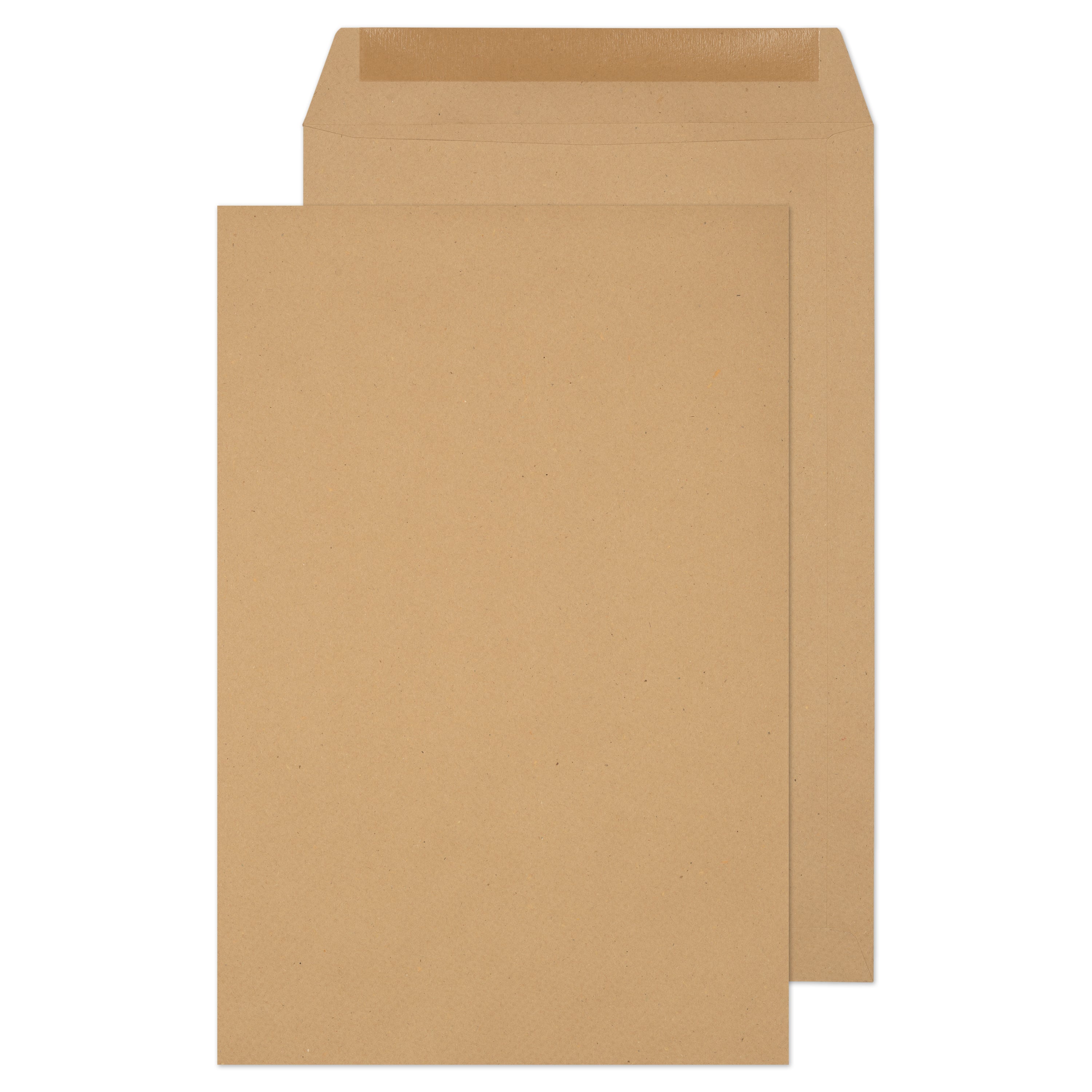 381 x 254mm Manilla 115gsm Gummed Envelopes [Qty 250] All Colour