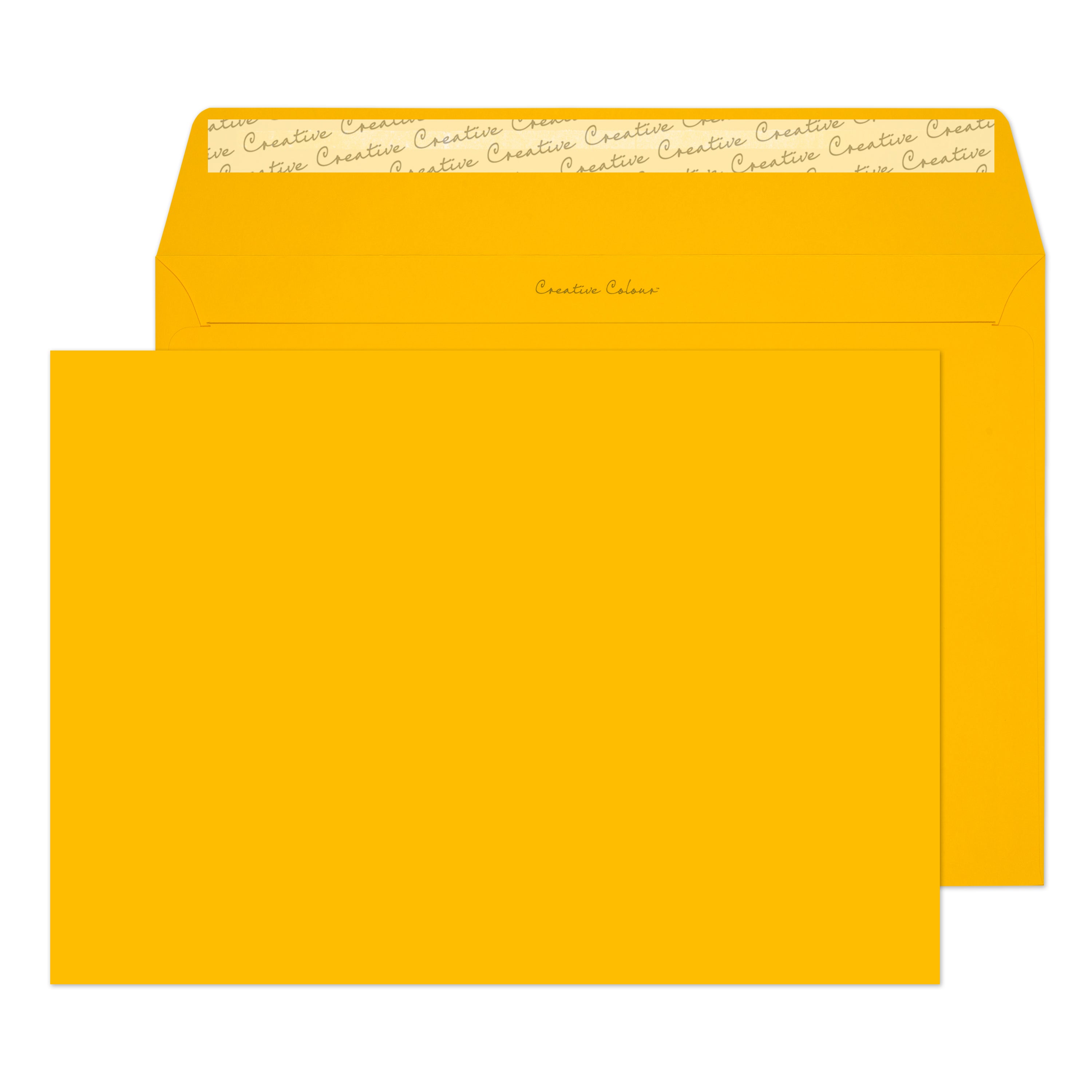 C4 Bright Gold 120gsm Peel & Seal Envelopes [Qty 10] 229 x 324mm All
