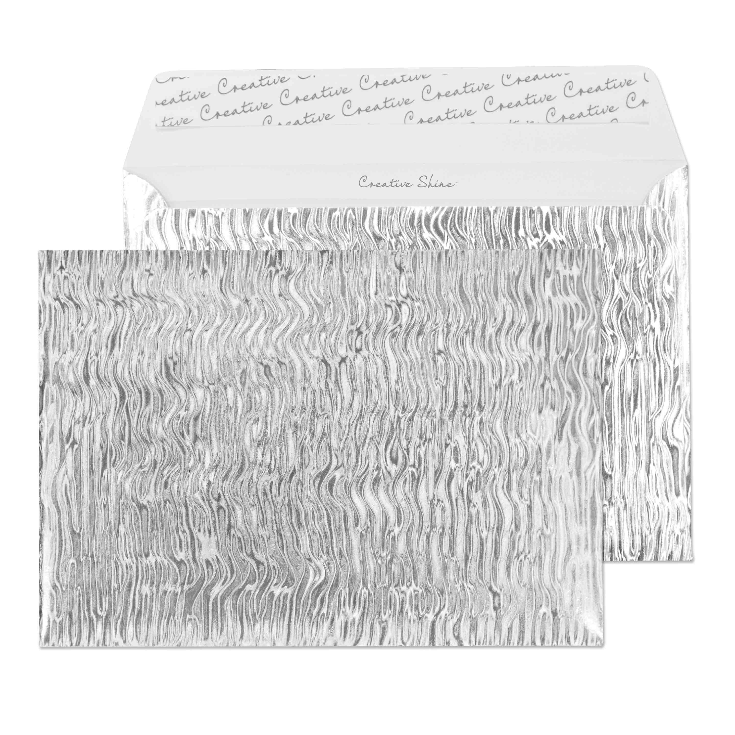 C5 Metal Ripple 140gsm Peel & Seal Envelopes (Qty 100) 162mm x 229mm