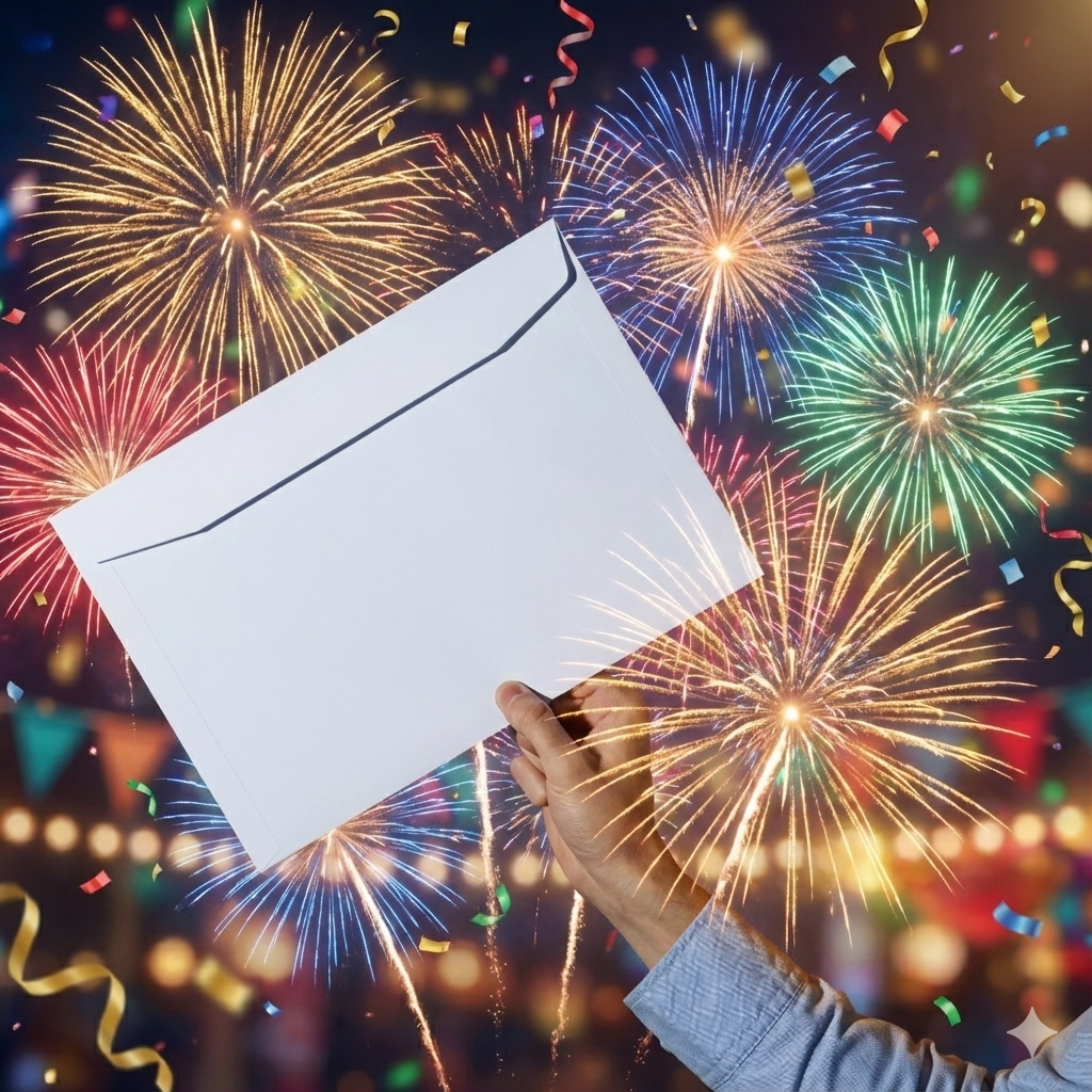 Kick Envelope Kick 2026 Off in Style with All Colour Celebratory Envelopes | All ...