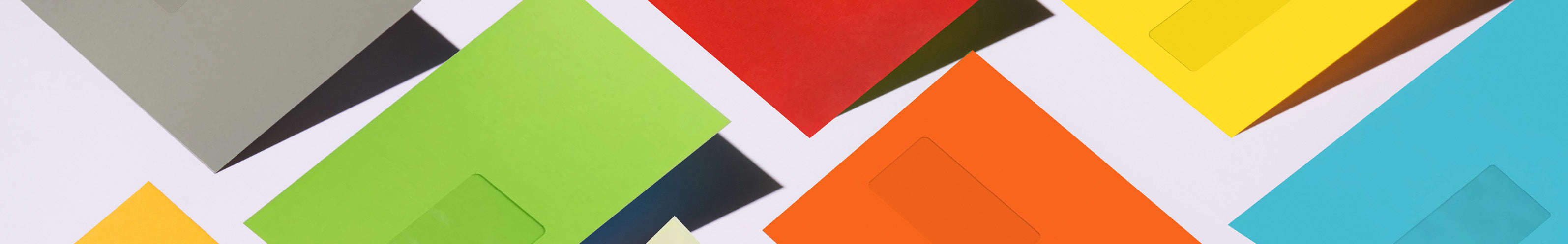 Coloured Mailing Window Envelopes - All Colour Envelopes