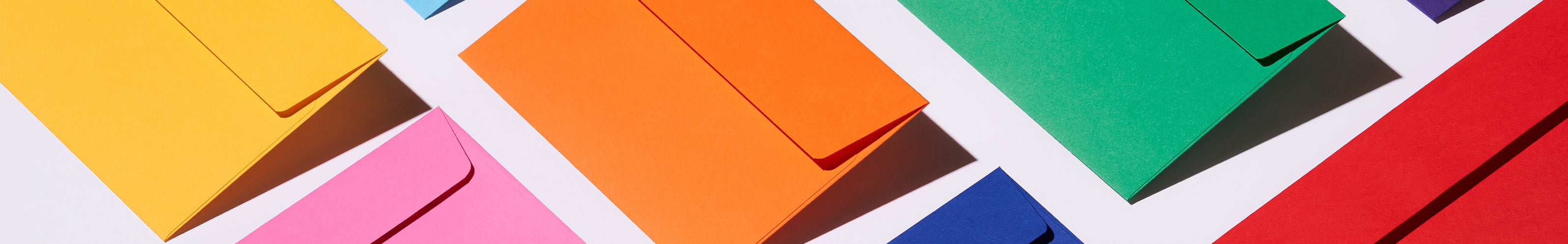 Shop by Colour - Coloured Envelopes & Mailers Range