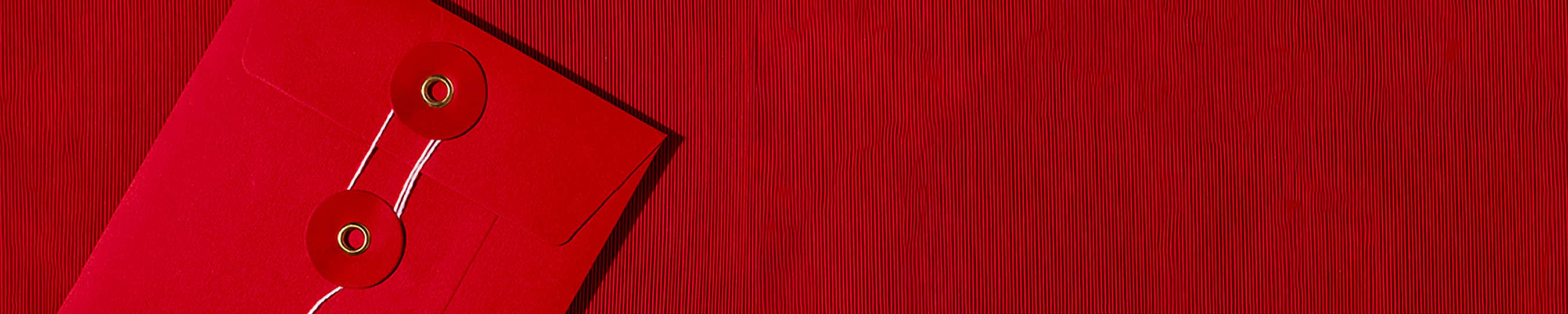 Red Envelope String String & Washer Envelopes - All Colour Envelopes - All Colour Envelopes