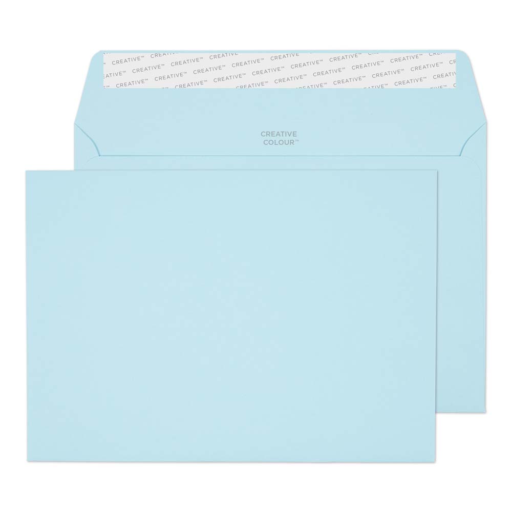 C5 Cotton Blue 120gsm Peel & Seal Envelopes [Qty 500] 162mm x 229mm