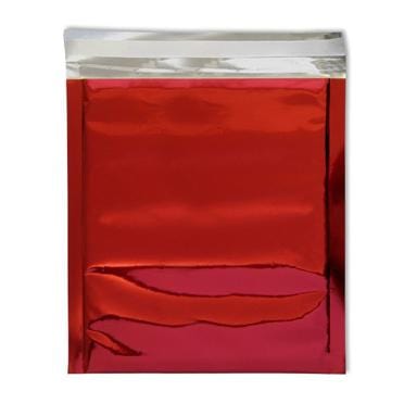 150 x 165 Red Foil Postal Envelopes / Bags [Qty 250] - All Colour Envelopes