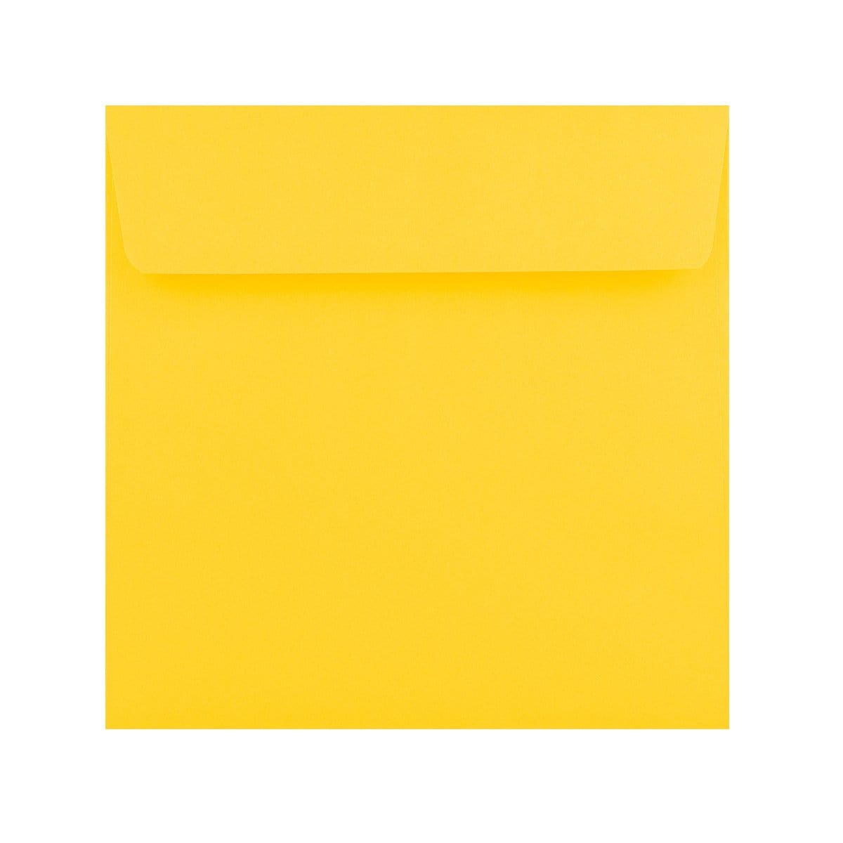 155 x 155 Yellow 120gsm Peel & Seal Envelopes [Qty 500] - All Colour Envelopes