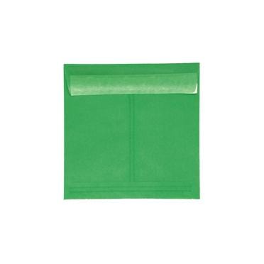 Translucent Square deep green 160 x 160 peel & seal envelopes - All Colour Envelopes