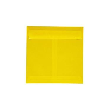 Translucent Square yellow 160 x 160 peel & seal envelopes - All Colour Envelopes