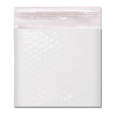 165 x 165 Gloss White Padded Bubble Envelopes [Qty 100] - All Colour Envelopes