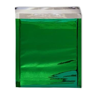 Metallic Green Foil Postal Envelopes / Bags [Qty 250] 163mm x 215mm - All Colour Envelopes