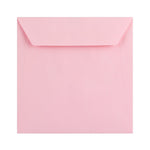 170 x 170 Pastel Pink 100gsm Peel & Seal Envelopes [Qty 500] - All Colour Envelopes