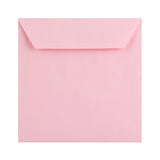 170 x 170 Pastel Pink 100gsm Peel & Seal Envelopes [Qty 500] - All Colour Envelopes