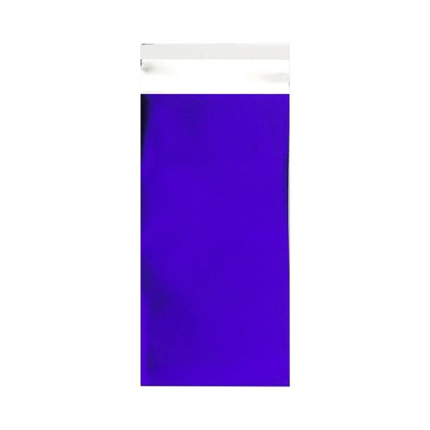 DL Dark Blue Matt Metallic Foil Postal Envelopes / Bags [Qty 250] 220 x 110mm - All Colour Envelopes
