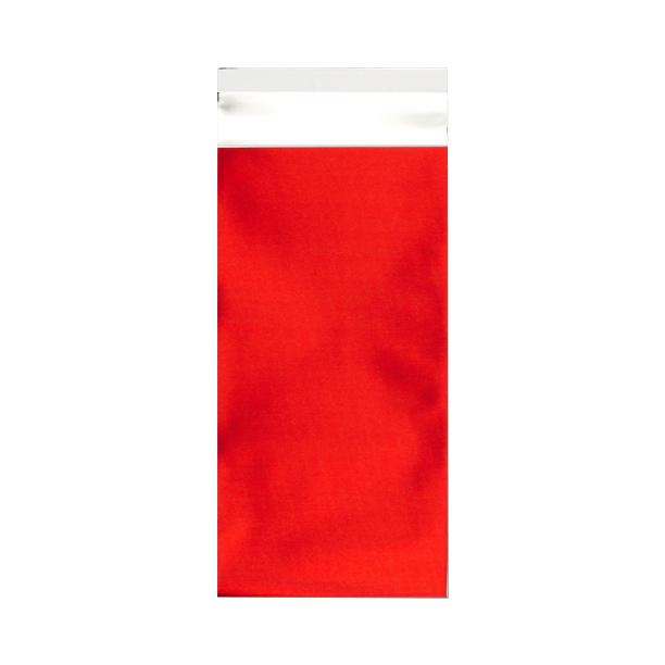 DL Matt Red Metallic Foil Postal Envelopes / Bags [Qty 250] 220 x 110mm - All Colour Envelopes