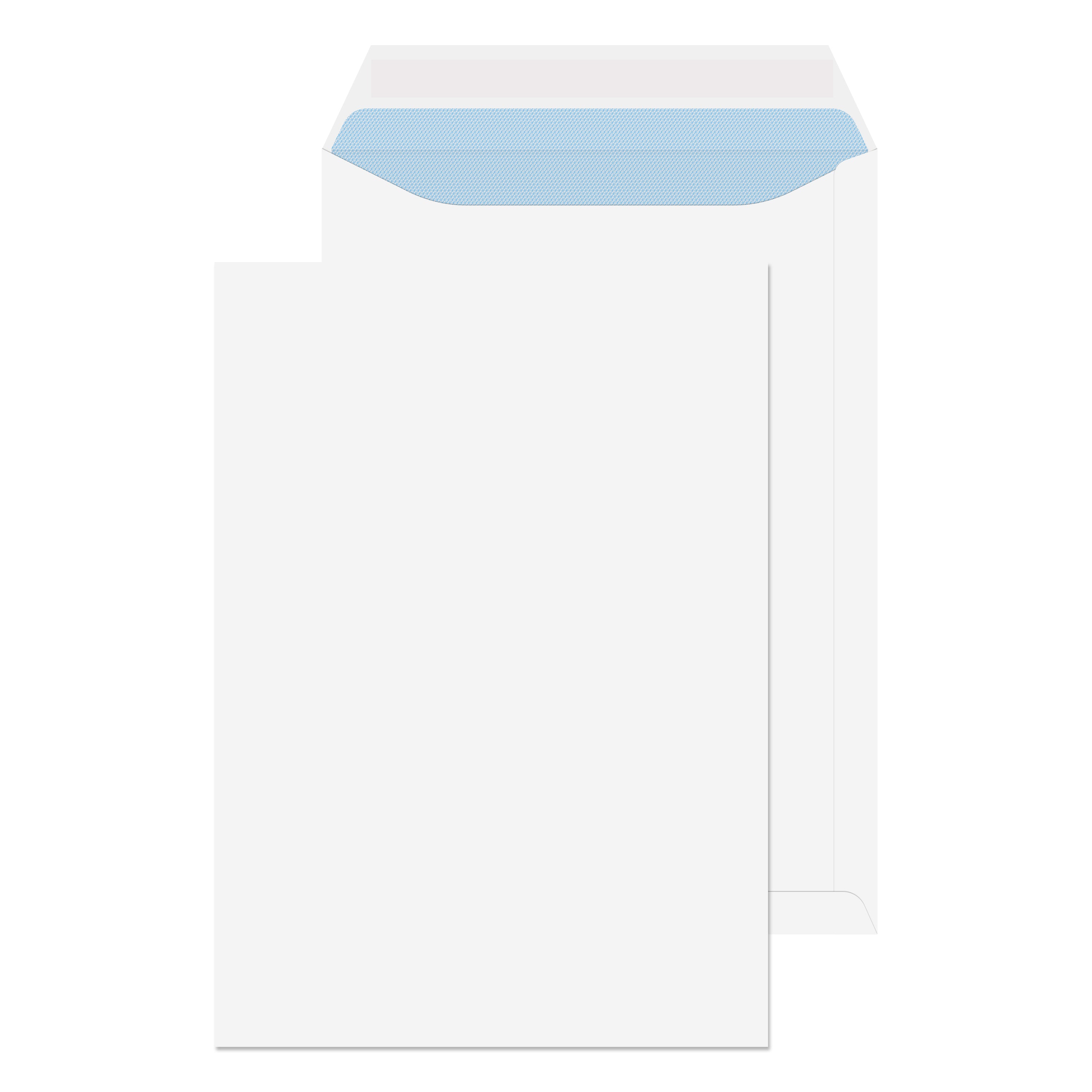 C4 White 100gsm Peel & Seal Envelopes [Qty 250] 324 x 229mm