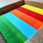 DL Multi Colour Mixed 120gsm Peel & Seal Envelopes [Qty 250] 114 x 229mm - All Colour Envelopes