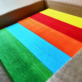 DL Multi Colour Mixed 120gsm Peel & Seal Envelopes [Qty 250] 114 x 229mm - All Colour Envelopes