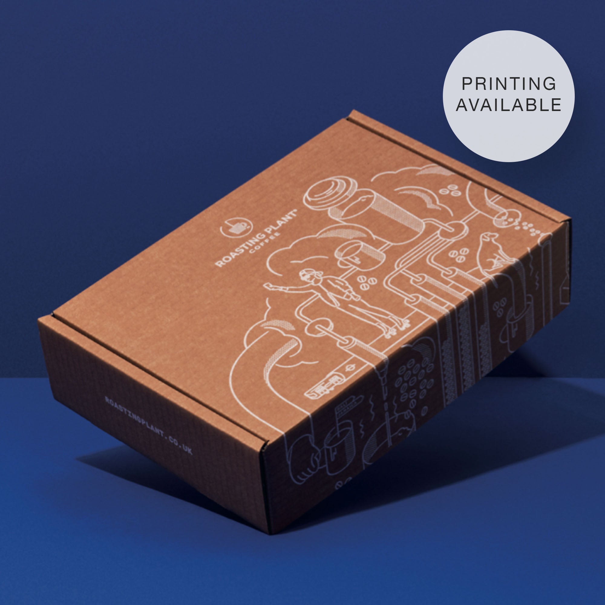 Postal Box Kraft [Qty 25] 102 x 110 x 20mm - All Colour Envelopes