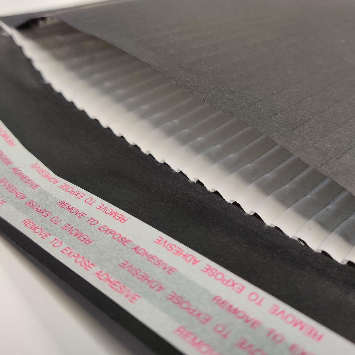 165 x 100mm Black 180gsm Recyclable Corrugated Bags [Qty 200] - All Colour Envelopes