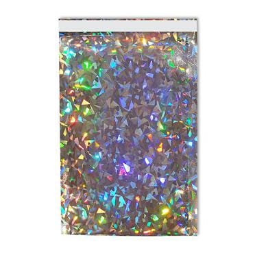 C3 Silver Holographic Foil Postal Envelopes / Bags [Qty 100] 320 x 450mm - All Colour Envelopes