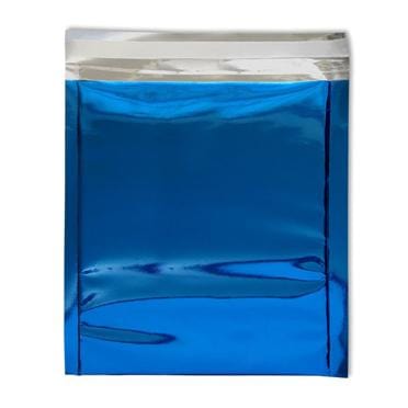 C4+ Blue Foil Postal Envelopes / Bags [Qty 100] 254 x 324mm - All Colour Envelopes