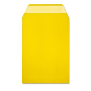 C5 Yellow Luxury 225gsm Peel & Seal Envelopes [Qty 400] 162 x 229mm - All Colour Envelopes