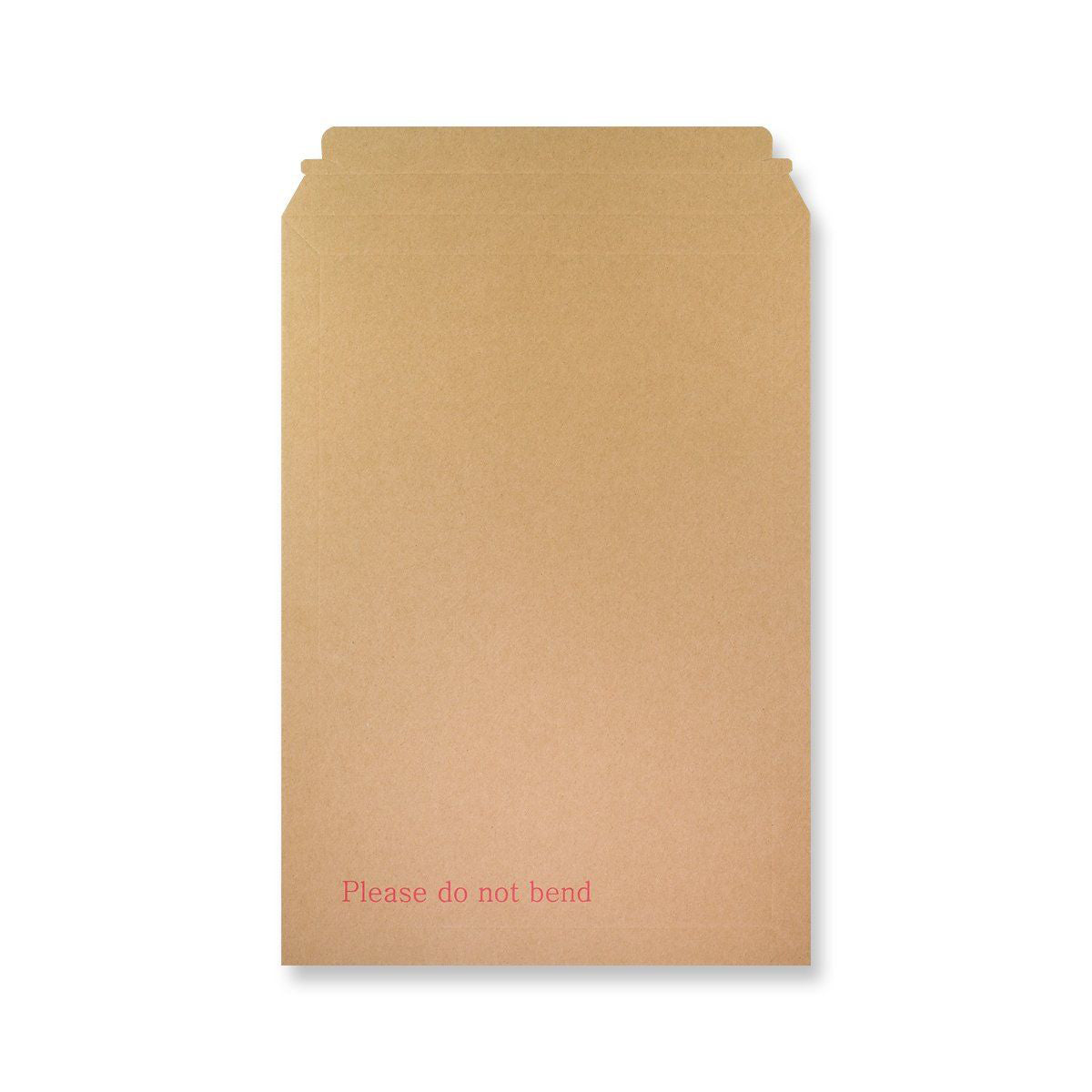 Rigid Fluted Printed Cardboard Envelope 460 x 330mm [Qty 100] - All Colour Envelopes