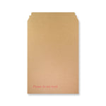 Rigid Fluted Printed Cardboard Envelope 460 x 330mm [Qty 100] - All Colour Envelopes