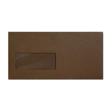 DL Brown Window Envelopes [Qty 500] 120gsm Peel & Seal 110 x 220mm - All Colour Envelopes