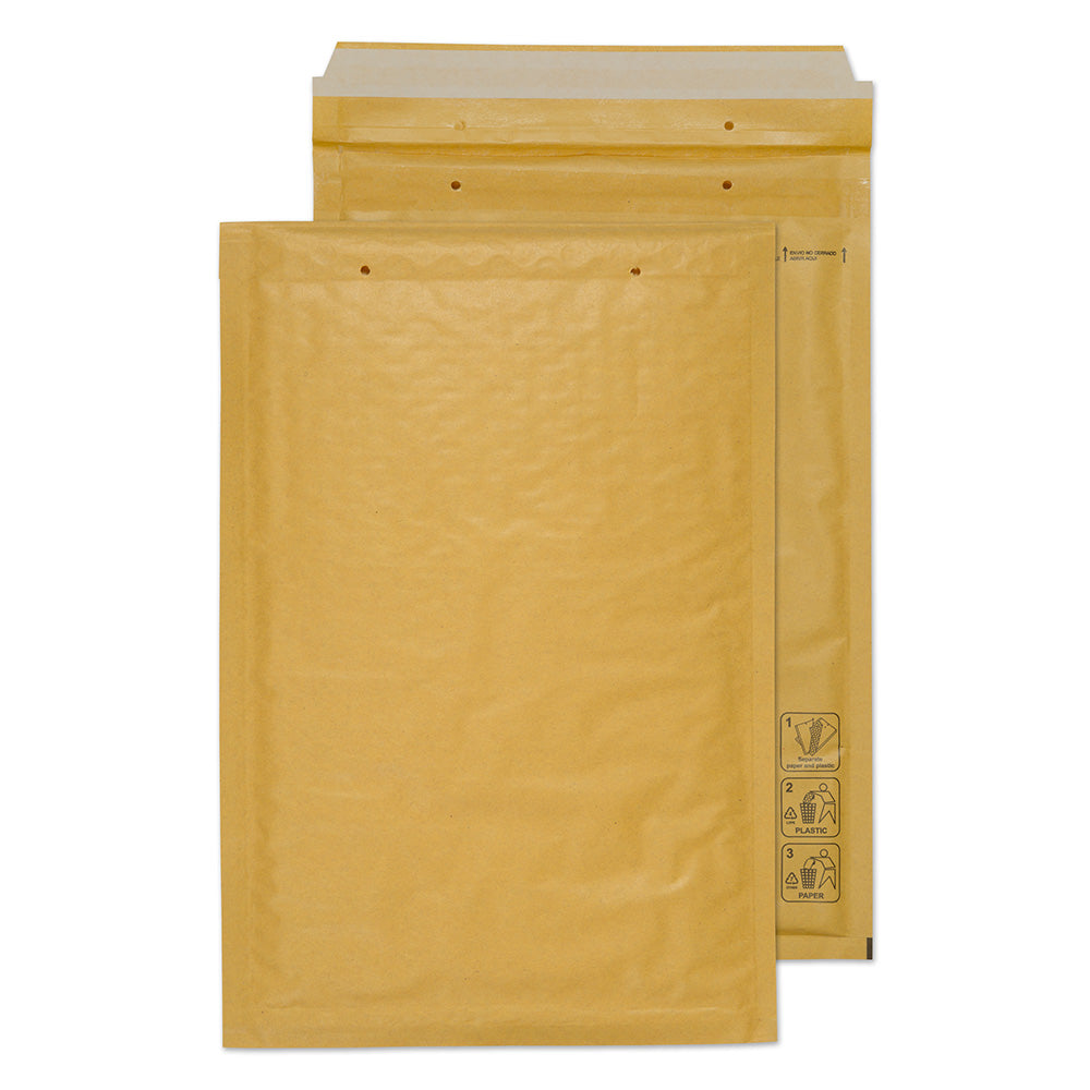 C4 Gold  Padded Bubble Bag Envelopes [Qty 100] 335 x 230mm