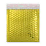 Metallic Gold Square Padded Bubble Envelopes [Qty 100] 230mm x 230mm - All Colour Envelopes