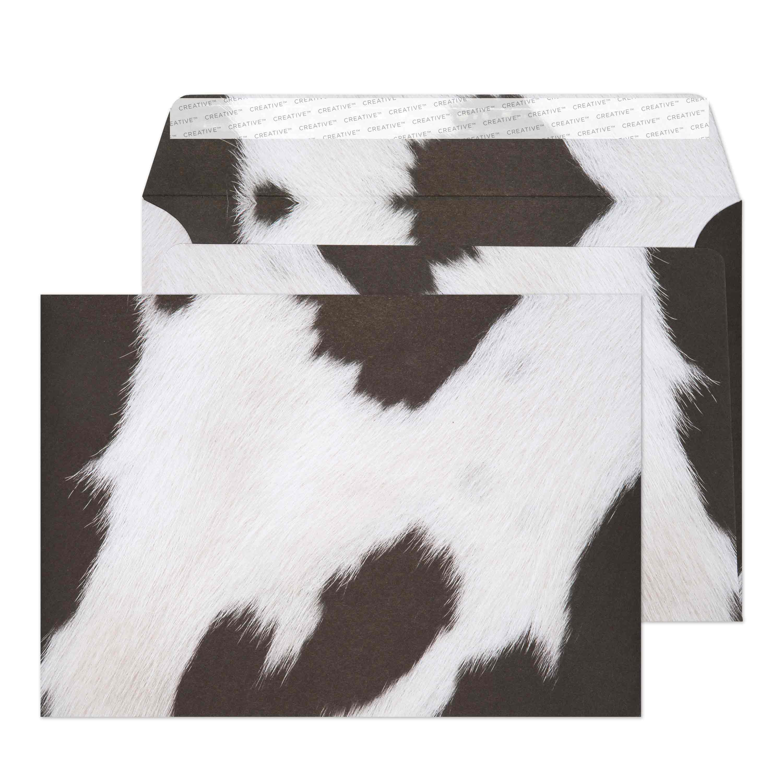 C5 Friesian Cow Hide 135gsm Peel & Seal Envelopes (Qty 125) 162mm x 22 ...