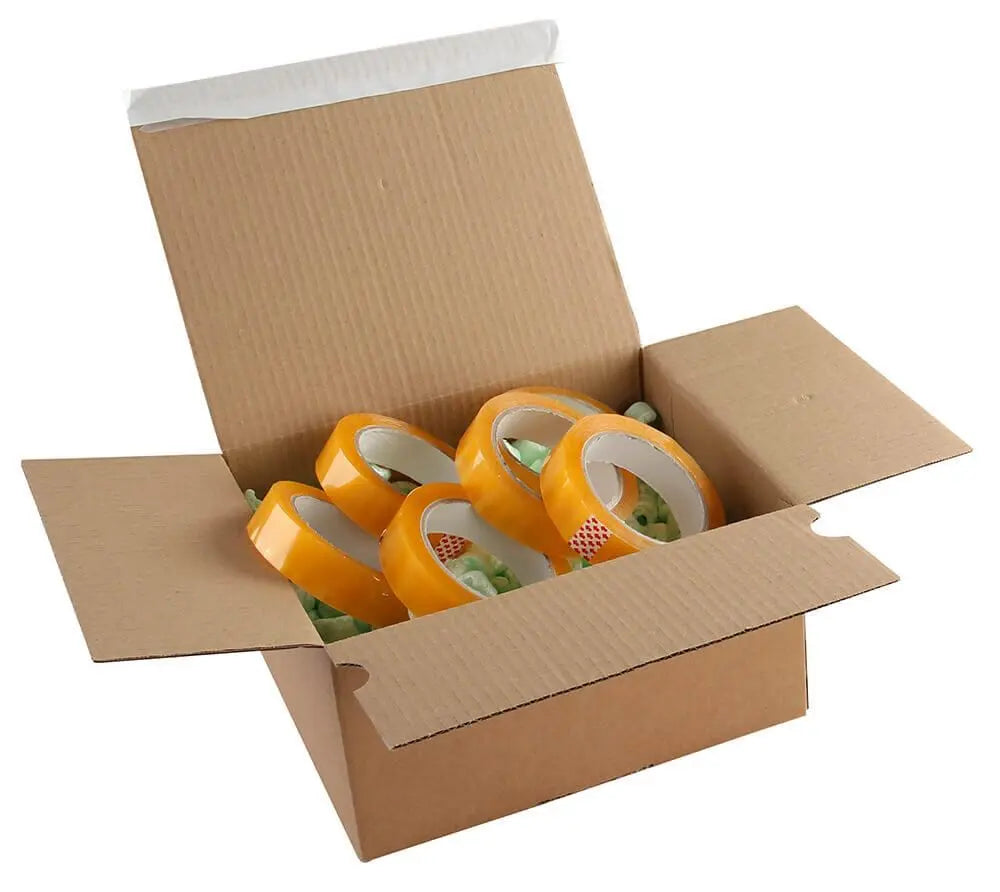 Postal Box Peel and Seal Kraft [Qty 20] 230 x 160 x 80mm - All Colour Envelopes