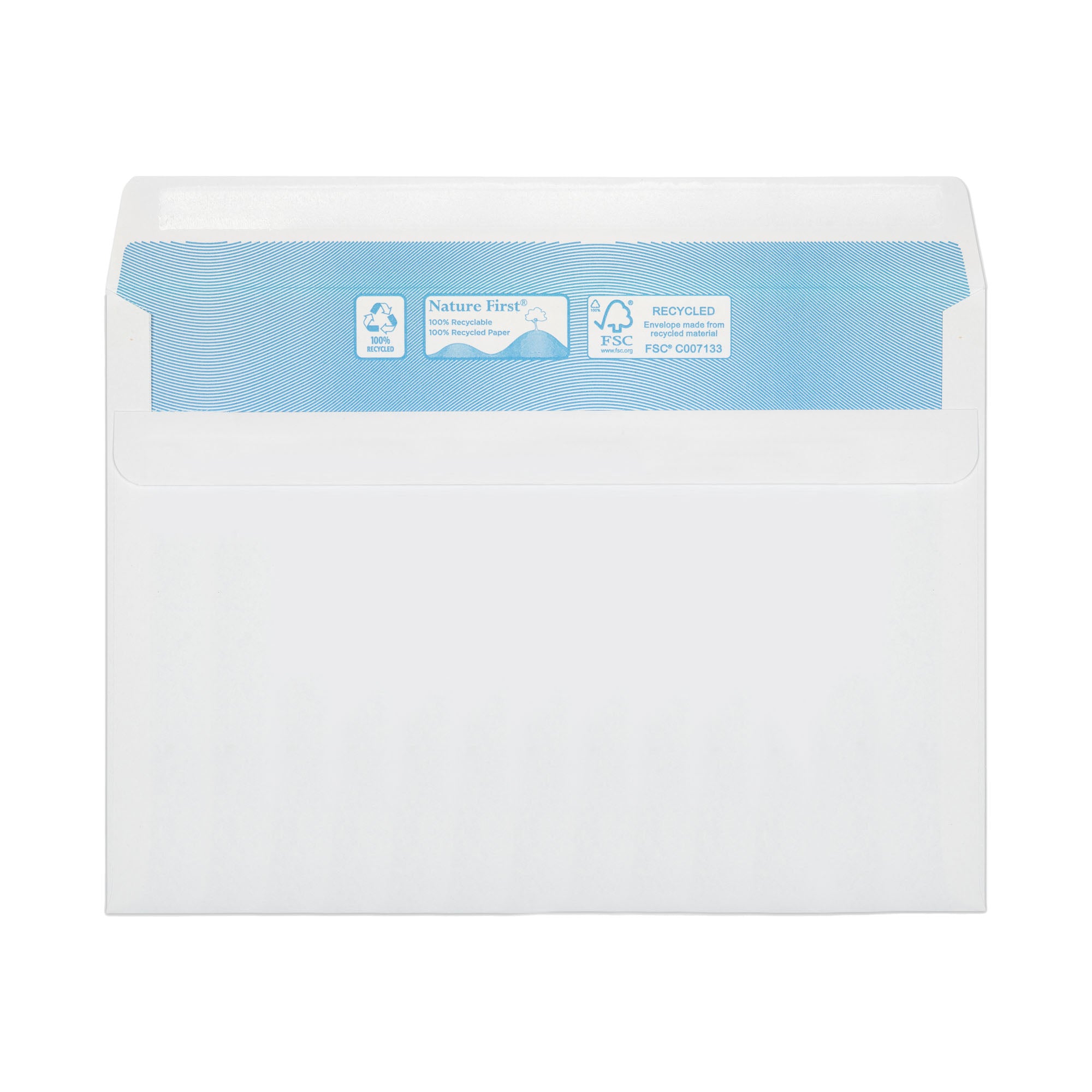 C5 White Recycled 90gsm Self Seal Envelopes 162 x 229mm [Qty 500] - All Colour Envelopes