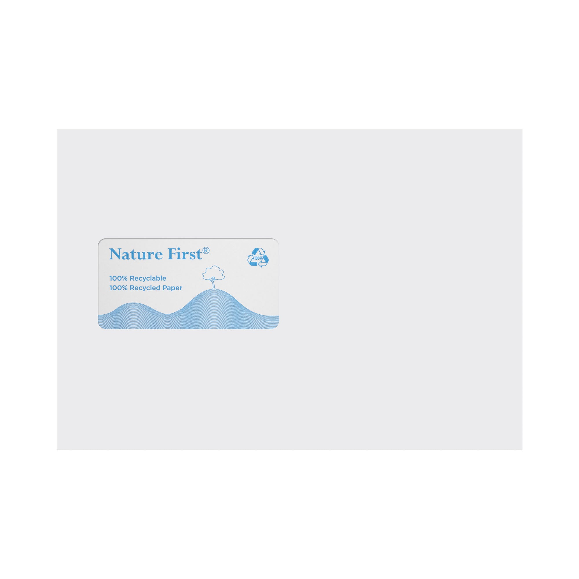 C5 White Recycled 90gsm Gummed Window Envelopes 162 x 229mm [Qty 500] - All Colour Envelopes