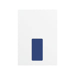 C5 White Recycled 120gsm Peel & Seal Window Envelopes 162 x 229mm [Qty 500] - All Colour Envelopes