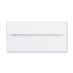 DL Conqueror White 120gsm Linear Peel & Seal Wallet Envelopes [Qty 500] 110 x 220mm - All Colour Envelopes