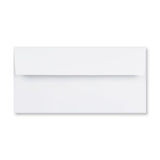 DL Conqueror White 120gsm Linear Peel & Seal Wallet Envelopes [Qty 500] 110 x 220mm - All Colour Envelopes