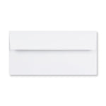 DL Conqueror Diamond White Window 120gsm Laid Peel & Seal Wallet Envelopes [Qty 500] 110 x 220mm - All Colour Envelopes