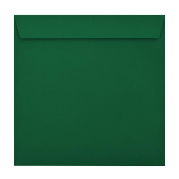 220 x 220 Square British Racing Green 120gsm Peel & Seal Envelopes [Qty 250] - All Colour Envelopes