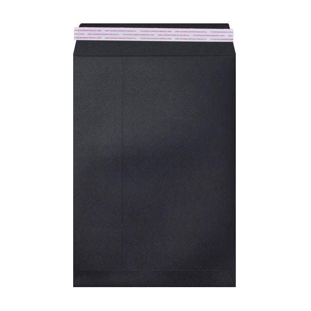 C4 Black Luxury 180gsm Peel & Seal Envelopes [Qty 200] 229 x 324mm - All Colour Envelopes