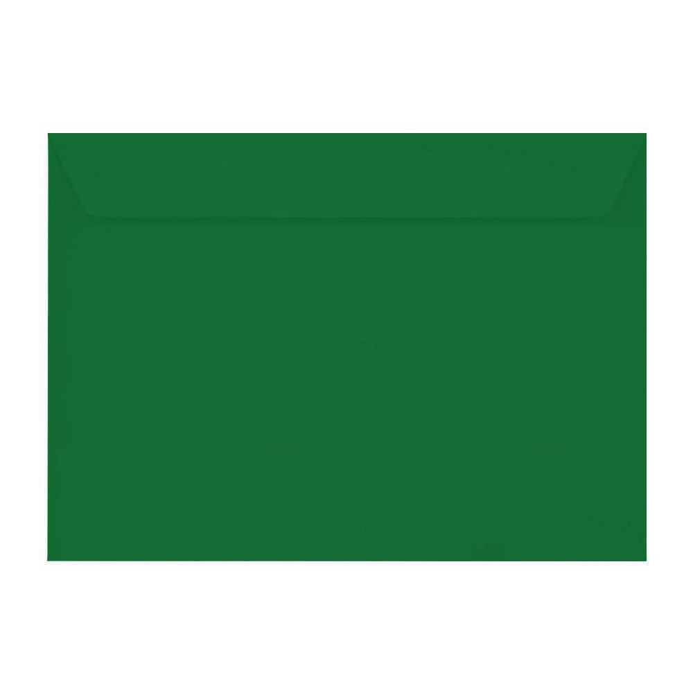C4 Holly Green 120gsm Peel & Seal Wallet Envelopes [Qty 250] 229 x 324mm - All Colour Envelopes