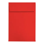 C4 Red Gusset Window 140gsm Peel & Seal Envelopes [Qty 125] 229 x 324mm - All Colour Envelopes