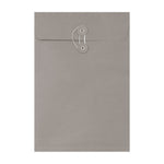 C4 Grey String & Washer Envelopes [Qty 100] 324 x 229mm - All Colour Envelopes