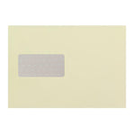 C5 Cream Window 120gsm Peel & Seal Envelopes (with Opaque) [Qty 500] - All Colour Envelopes