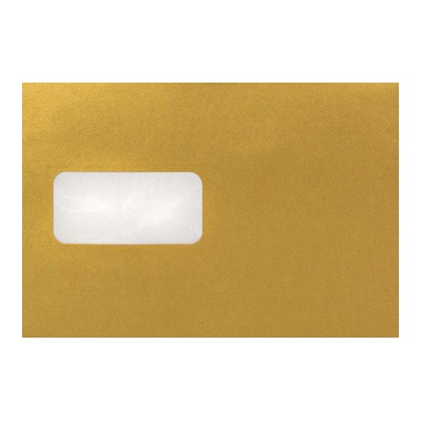 C5 Metallic Gold Window 100gsm Peel & Seal Envelopes [Qty 250] 162 x 229mm - All Colour Envelopes