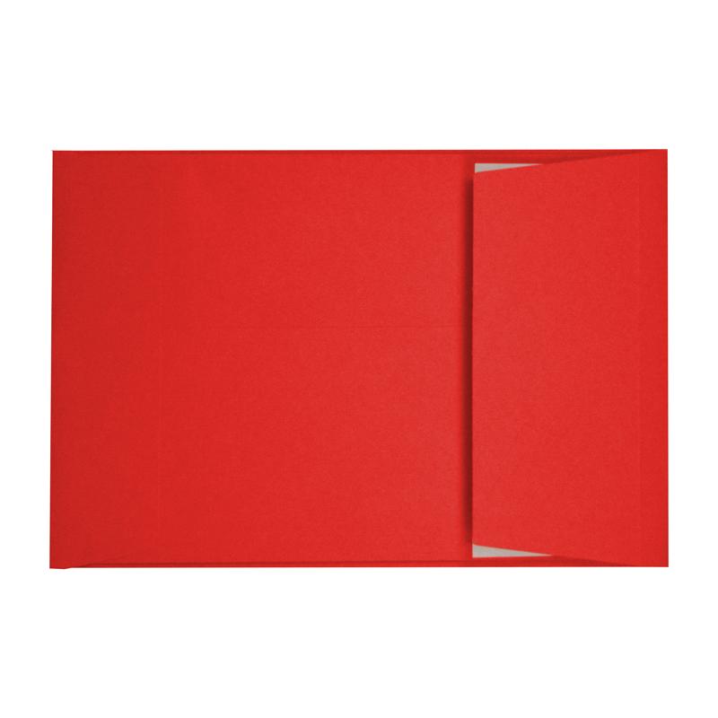 C5 Red Window Gusset 140gsm Peel & Seal Envelopes [Qty 125] 162 x 229mm - All Colour Envelopes