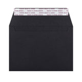C6 Black Luxury 180gsm Peel & Seal Envelopes [Qty 250] 114 x 162mm - All Colour Envelopes