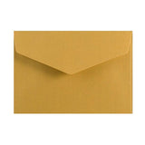 C6 Metallic Gold 120gsm V Flap Envelopes [Qty 250] 114mm x 162mm - All Colour Envelopes